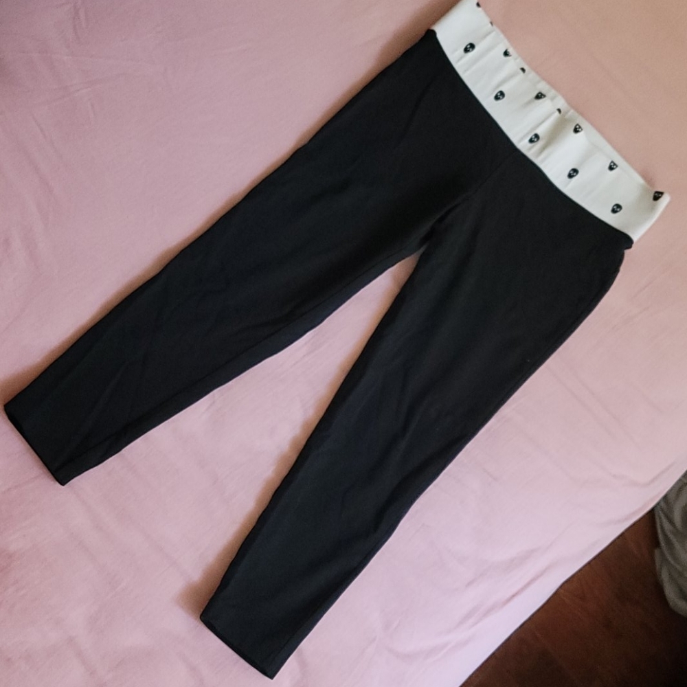 Express EXPCORE cropped yoga cotton leggings (M)